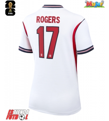 Inglaterra Morgan Rogers #17 Primera Equipación Mujer Mundial 2026 Manga Corta